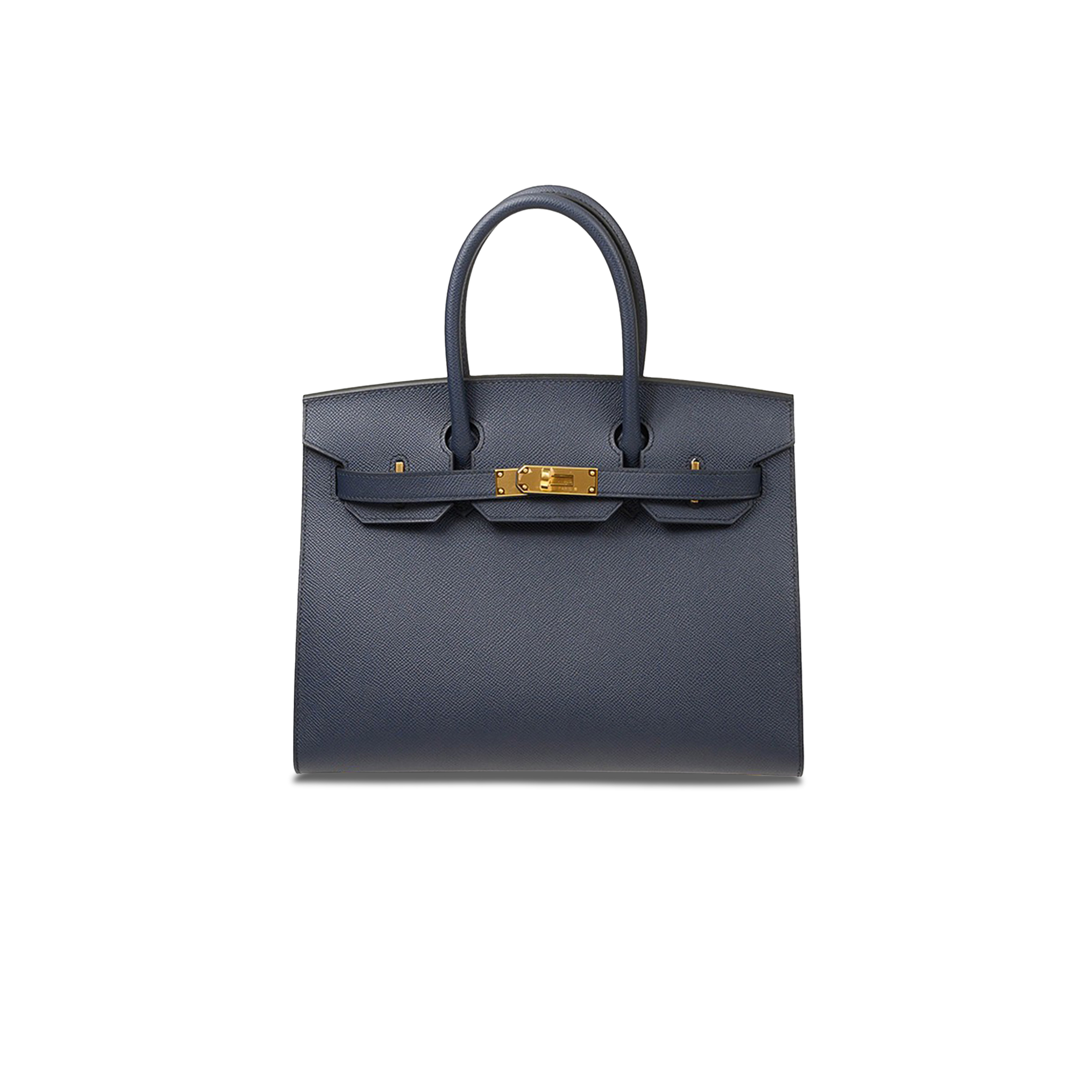 HERMES BIRKIN 30 TOGO LEATHER BLUE GOLD BUCKLE BAG BK3076EPGPO (30*20*13cm)